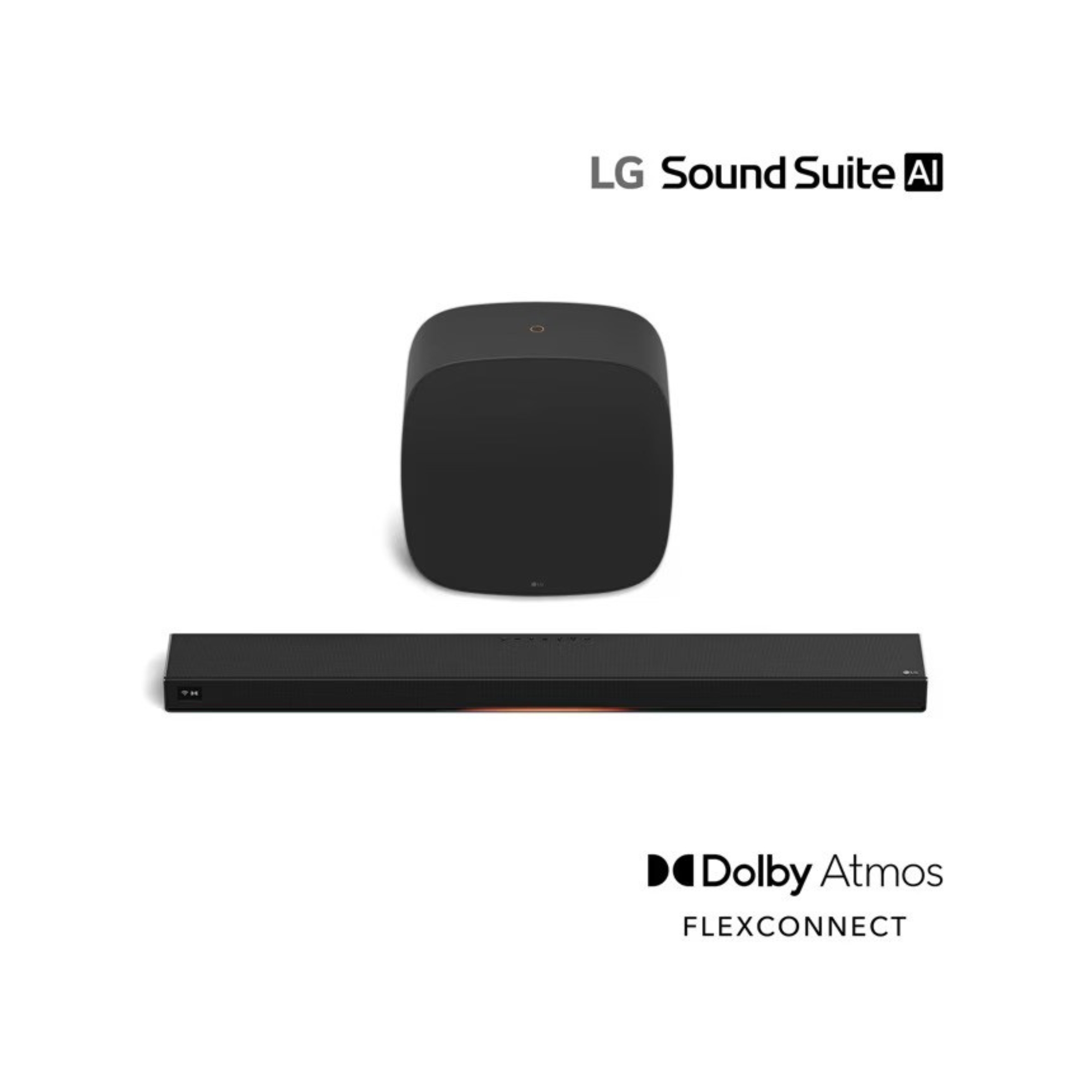 LG Cinema Suite 7 with H7 Soundbar and W7 Subwoofer, Dolby Atmos FlexConnect