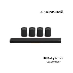 LG Immersive Quad Suite 5 with H7 Soundbar and four M5 Speakers, Dolby Atmos FlexConnect