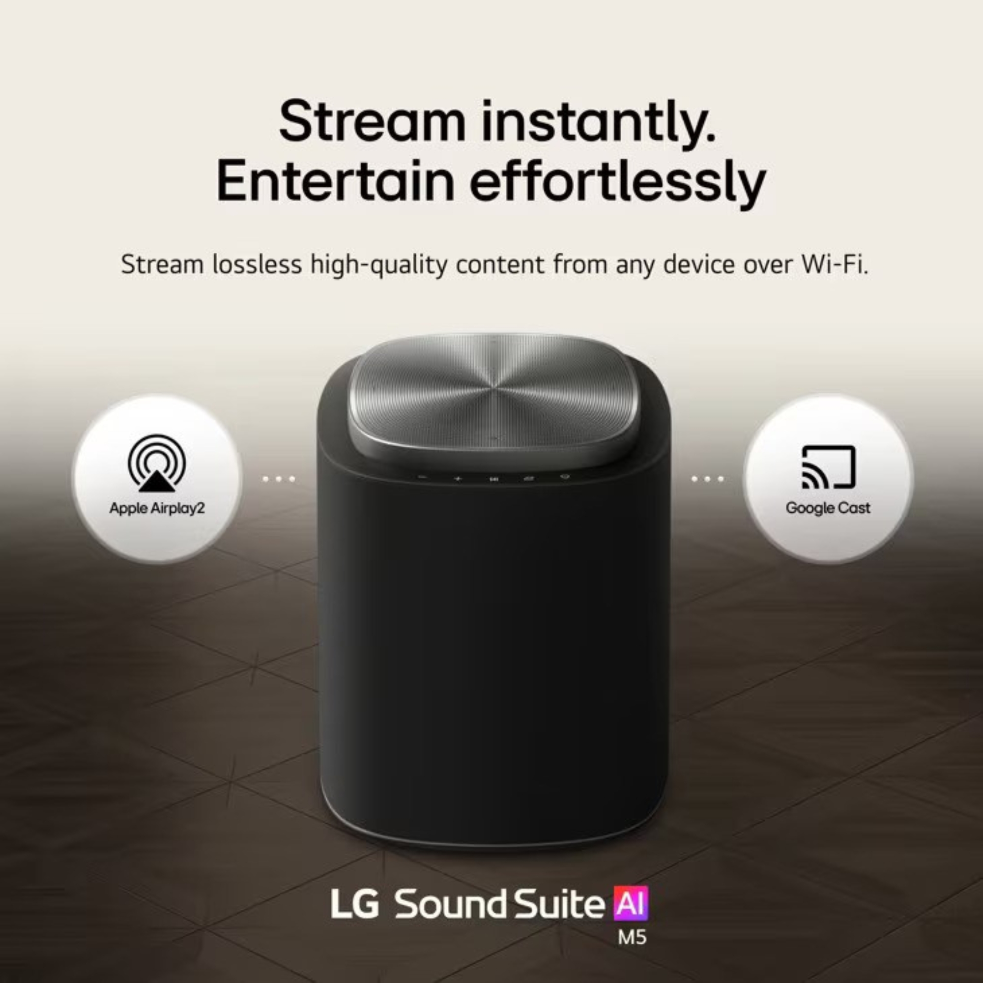 LG Immersive Quad Suite 5 with H7 Soundbar and four M5 Speakers, Dolby Atmos FlexConnect - Image 8