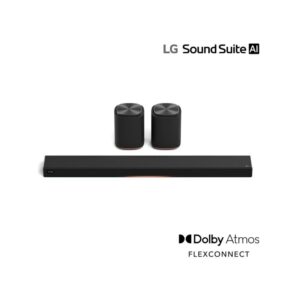 LG Immersive Suite 7 with H7 Soundbar and two M7 Speakers, Dolby Atmos FlexConnect