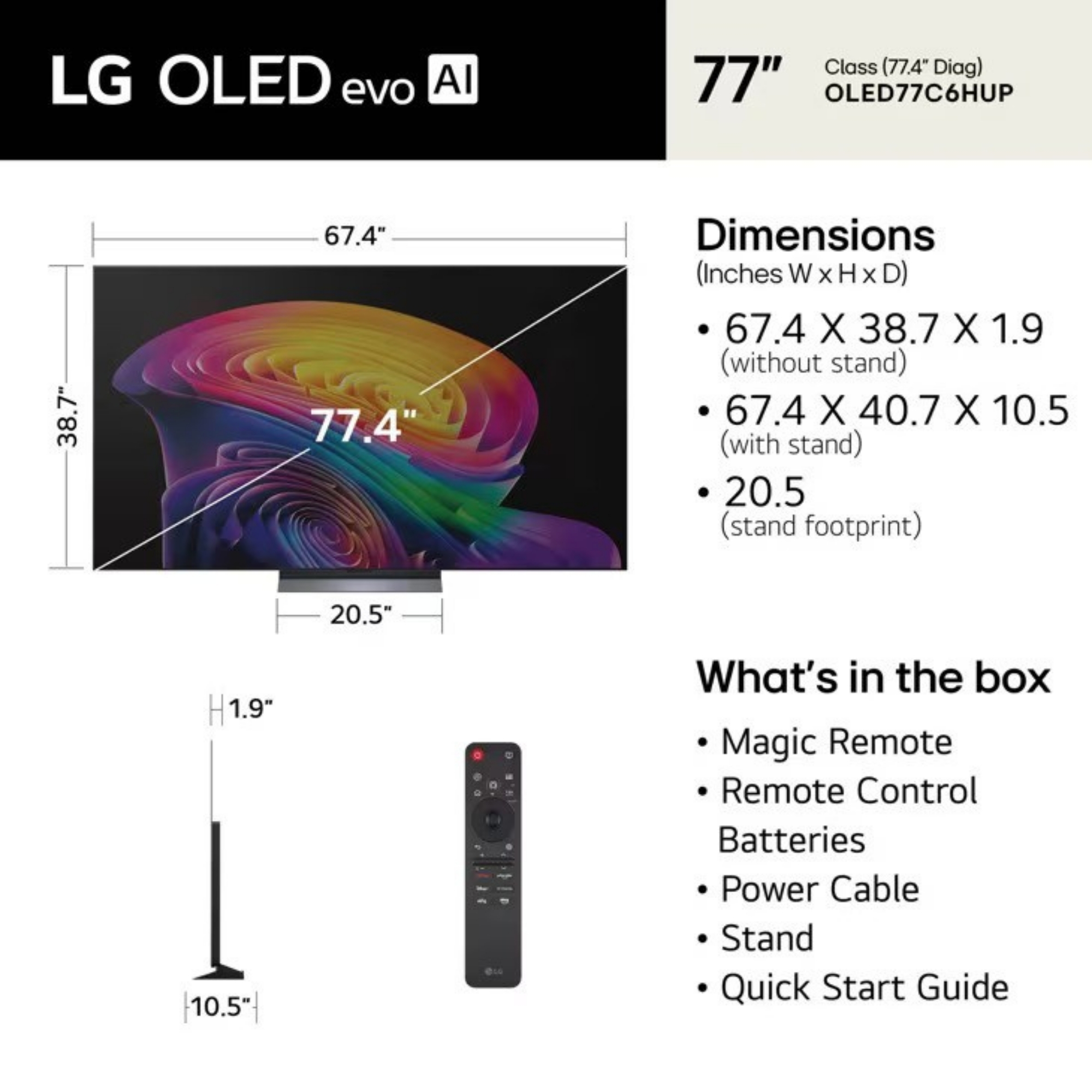 LG OLED evo Class AI C6H 4K Smart TV 2026 - Image 4