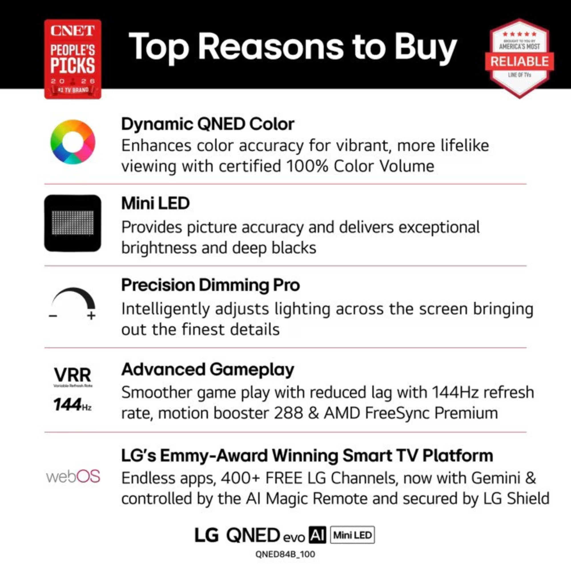 LG QNED evo AI QNED92B Mini LED 4K Smart TV 2026 - Image 5