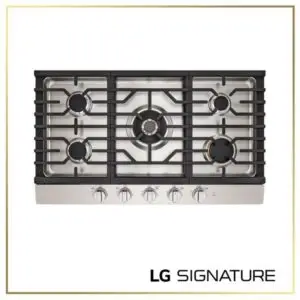 LG SIGNATURE 36 Inch UltraHeat™ Gas Cooktop with EasyClean®